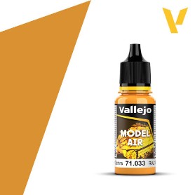 PINTURA VALLEJO M.AIR RAL 1006 OCHE 71033  18 ML
