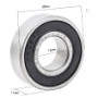 RODAMIENTO RUEDA PATINETE (6202rs) 15x36X11 MM (1PZAS) rueda motor ninebot 
