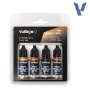 PINTURAS VALLEJO SET ORO IMPERIAL 4(UDS) 77252