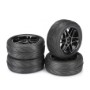 RUEDAS 1/10 TOURING 6 SPOKE / PROFILE NEGRAS ABSIMA (4 PZS) 