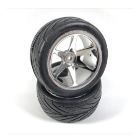 RUEDAS 1/10 TOURING 6 SPOKE / PROFILE CROMADAS ABSIMA (2 PZS) 