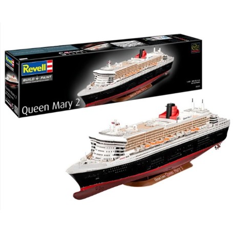 MAQUETA REVELL 1/400  TRANSANLANTICO QUEEN MARY II 05223