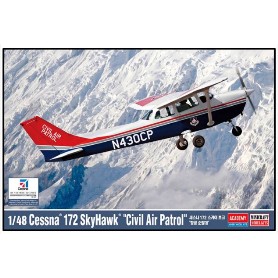 MAQUETA ACADEMI 1/48  AVION CESSNA 172 SKYHAWK CIVIL AIR PATROL  12367