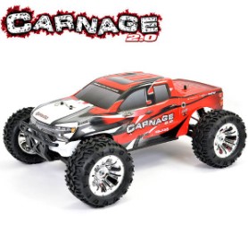 COCHE 1/10 EP FTX CARNAGE ROJO NT 4WD RTR BRUSHED  & NIMH & CARGADOR