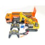 CAMION HUINA COMPLATAFORMA 1:24 9CH & EXCAVADORA 6 CH CY1319 