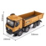 CAMION  HUINA  VOLQUETE SEMIMETALICO 1/14 12 CH HU1536