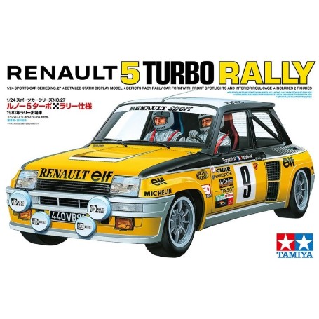 MAQUETA TAMIYA 1/24 RENAUL 5 TURBO RALLY 24027