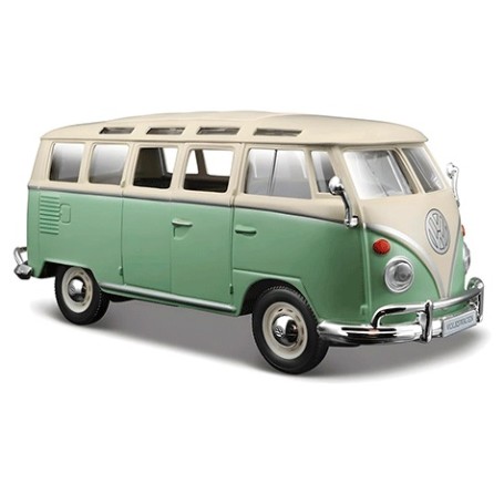 COCHE 1/25 VW SAMBA 31956 VERDE