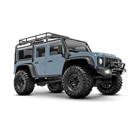 COCHE 1/18 TRX-4M LAND ROVER 4WD AZUL CLARO RTR EMISORA TQ 97054-1-XBLUE