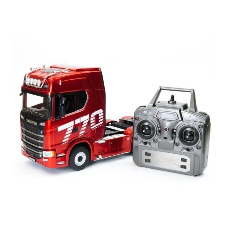 CAMION HUINA SCANIA 770S RC HAULEGE TRUCK RTR ROJO CY1501