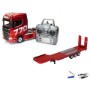 CAMION HUINA SCANIA 770S RC HAULEGE TRUCK RTR ROJO + remolque  CY1501