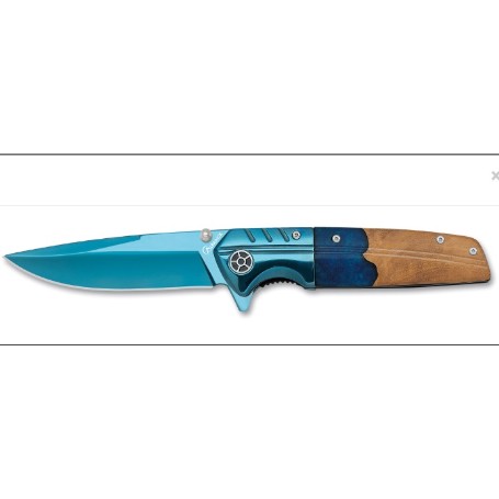 ALBAINOX NAVAJA VIROLA TITANIO AZUL 25317