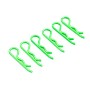 CLIPS CARROCERIA 1/8 FASTRAX FLUOR VERDE FAST210FG
