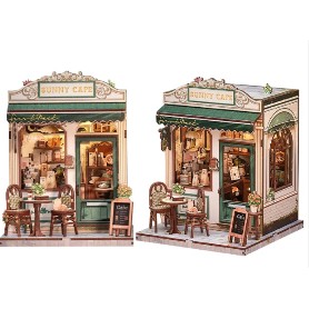 CUTEBEE MINIATURE HOUSE SUNNY CAFE 233 PIEZAS CWGC208