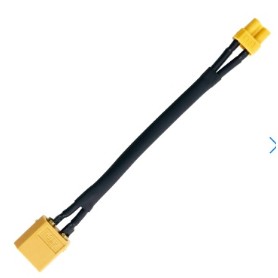 CONECTOR ADAPTADOR  BATERIA CON CONECTOR MACHO XT60 A CONECTOR HEMBRA XT30 