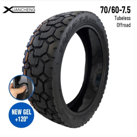 NEUMATICO TUBELESS 70/60-7.5 EWHEEL RHIN (ninebot ZT3 Pro) CON GEL 