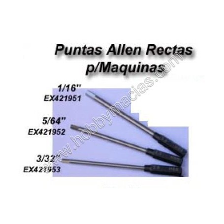 PUNTA ALLEN X-TOOL TALADRO 3/32" HT421953