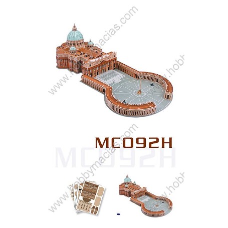 PUZZLE 3D BASILICA SAN PEDRO(144P)MC092H