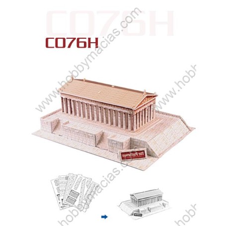 PUZZLE 3D PARTHENON(24P.)          C076H