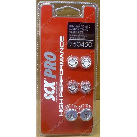 SCX PRO LLANTA 16MM RALLY-VELOC.   50450