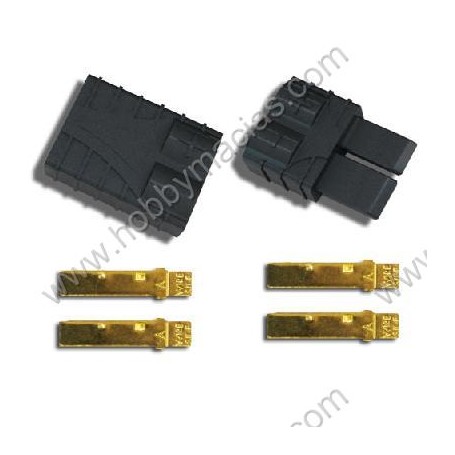 CONECTOR TRAXXAS MACHO+HEMBRA (2PAREJAS)