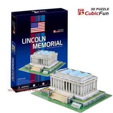 PUZZLE 3D LINCON MEMORIAL(41P.)    C104H