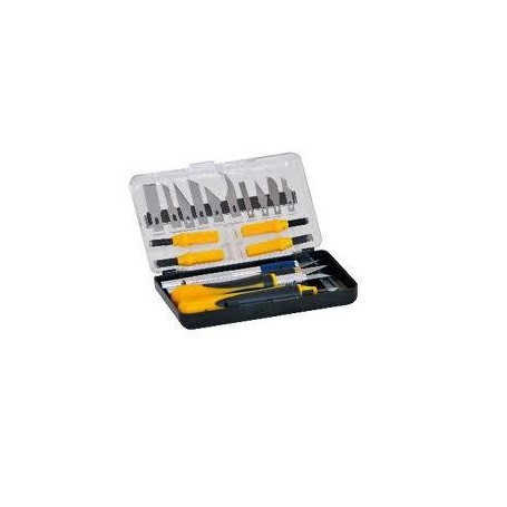 CUTTER ESTUCHE 22 PZAS 4 CUTTERS DISMOER 25150