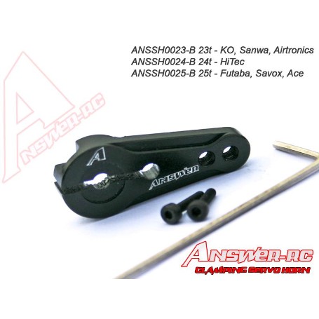 BRAZO SERVO ANSWER DIRECCION 25T NEGRO
