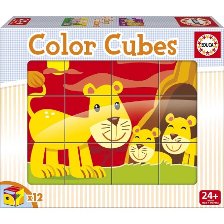Educa Color Cubes 12c Mama Y Bebe