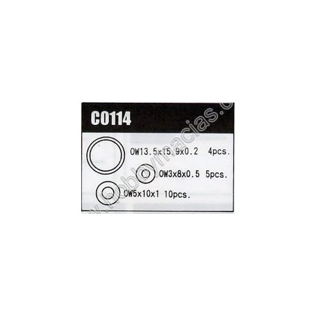 MUGEN ARANDELAS BMX4 (SET)     C0114